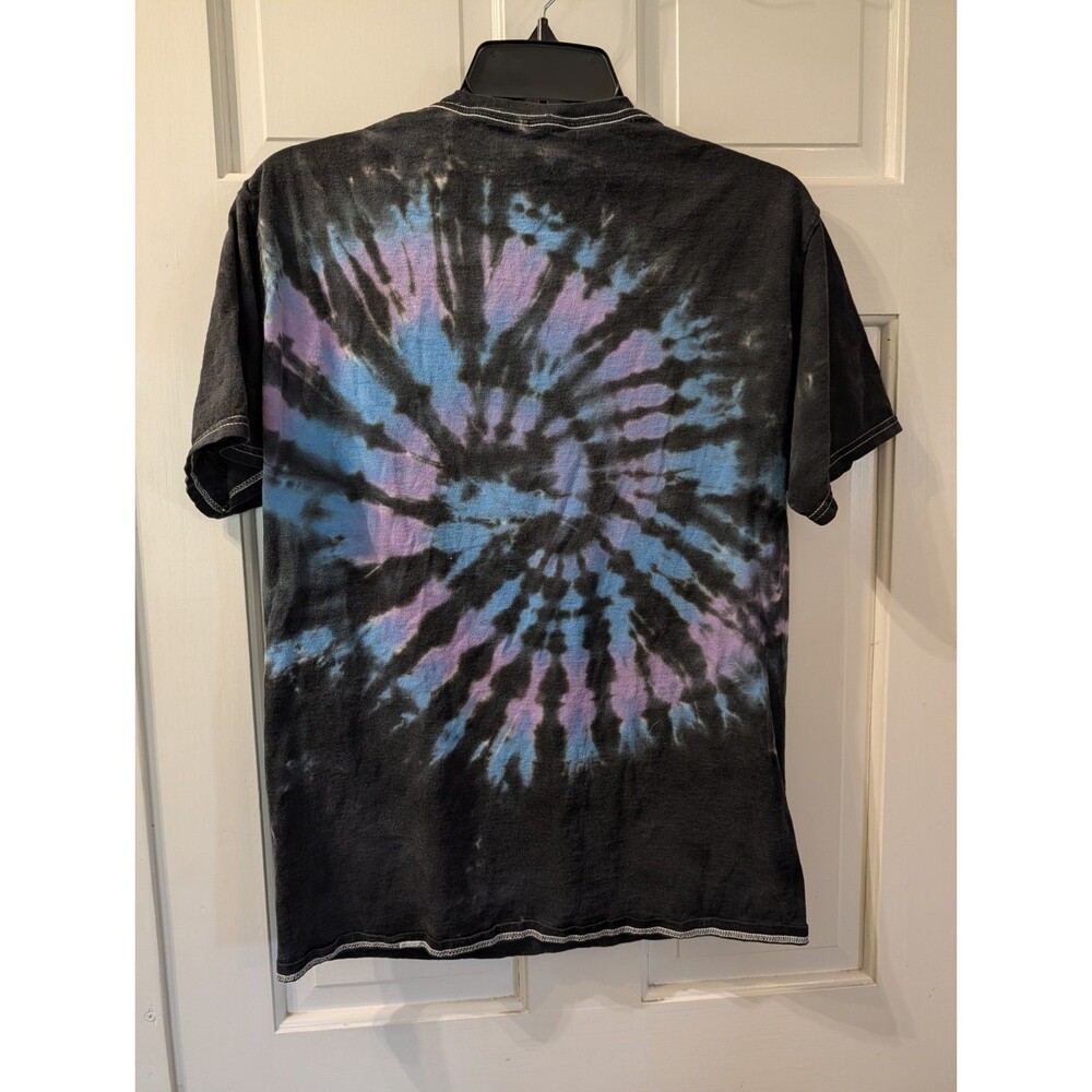 Pink Floyd 1973 Tie Dye Band T Shirt Mens Medium Black Graphic Rock Tee - Picture 4 of 9